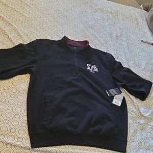 Black Quarter-Zip Sweater